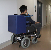 電動車椅子を用いた走行実験